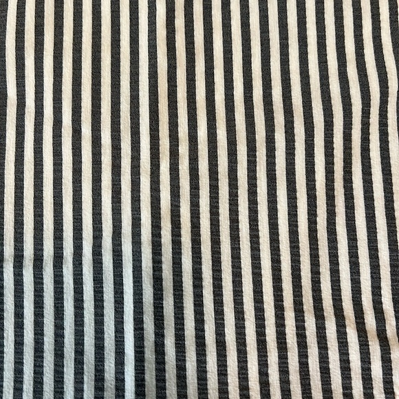 Aerie Swim Seersucker Black/White Striped Ruffle Bikini Bottom Size Small NWT - Picture 3 of 5